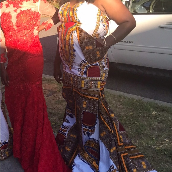 Prom Dress African Print\Style - Picture 2 of 2